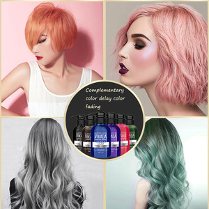 Champú en crema orgánica <span class=keywords><strong>para</strong></span> protección del color del cabello Colores sólidos con tinte amarillo Púrpura Gris <span class=keywords><strong>Azul</strong></span> Rojo Rosa - Product Image 2