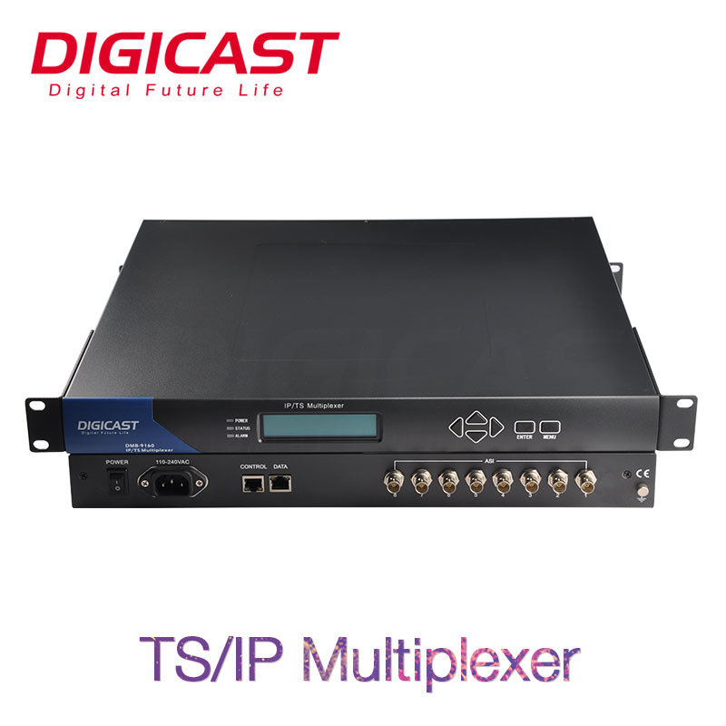 (DMB-9160C) digital TV Video multiplexor 4 IP 4 ASI a 4 IP 2 ASI fuera ASI a Gateway IP