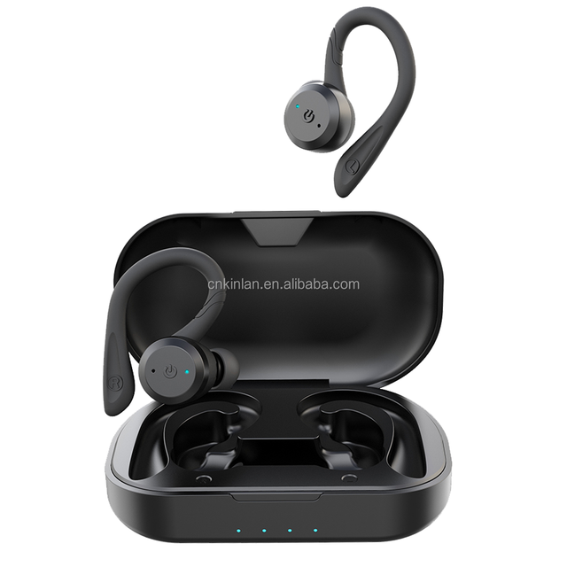 Ear Hook TWS Sport Bluetooth Headset Headphones Wireless Earbuds Waterproof IPX7 Earphones Earbuds