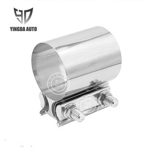 Système d'échappement en acier inoxydable SUS304 <span class=keywords><strong>manchon</strong></span> d'échappement à bande en v double pince Joint de silencieux en acier inoxydable de haute qualité de 2.5 pouces - Product Image 1