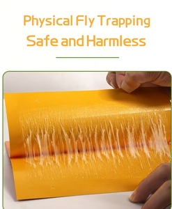 กับดักแมลงแบบเจลพลาสติกกันน้ำ เป็นมิตรกับสิ่งแวดล้อม กาวเหนียวพิเศษ สำหรับแมลงหวี่และแมลงทริปส์ ควบคุมศัตรูพืชอย่างเป็นธรรมชาติสำหรับสวน - Product Image 4