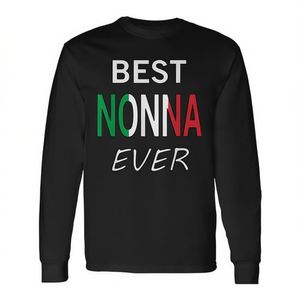 Camiseta de manga larga Best Nonna Ever Italian Pride Grandmother - Product Image 2