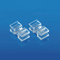 Konektor RJ45 Cat6a XL-508 UTP 8P8C Modular Plug dengan Load Bar Tiga Bagian Transparan Berlapis Emas untuk Kabel Jaringan Ethernet