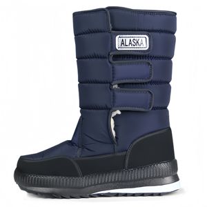 Botas de nieve de invierno de moda para hombres con felpa gruesa, funciones impermeables, antideslizantes y cálidas, cómodas y versátiles - Product Image 1