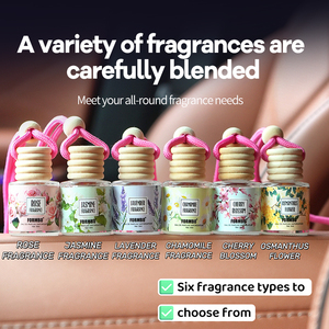 Perfume para Auto en Mini Botella de Vidrio Colgante, Aromatizante de Aceites Esenciales con Múltiples Aromas, Venta al Por Mayor - Product Image 3