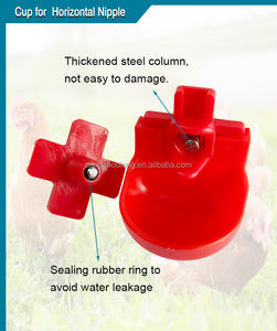 YYB <span class=keywords><strong>DIY</strong></span> tazas de agua colgantes juego pájaro patio trasero aves de corral parrilla bebé pollito juego completo <span class=keywords><strong>bebedero</strong></span> automático de pollo - Product Image 3