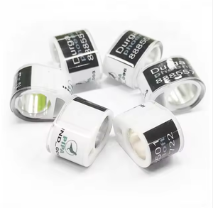 Zwarte Kleur Speciaal Ovaal Aluminium Met Plastic Ringduivenring Met Gat, Ingebracht In Elektronische Chip // */ - Product Image 4