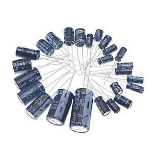 25 <span class=keywords><strong>Condensadores</strong></span> Electrolíticos <span class=keywords><strong>de</strong></span> Aluminio <span class=keywords><strong>Fijos</strong></span> Comunes <span class=keywords><strong>de</strong></span> 16V/25V/50V, Montaje Pasante, 1F 2200F, Paquete Mixto para Reparación, Experimentación y Bricolaje, 1 Año - Product Image 3