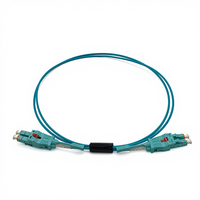 KABEL PATCH FIBER OPTIK COMTON Uniboot LC LC Multimode OM4 50um AQUA LSZH/PVC Push-Pull Tab Polaritas Dapat Dibalik untuk FTTH FTTB