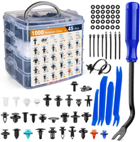 GOOACC – Kit de 190 attaches et clips de fixation en nylon pour garnitures de portières Nissan et Mazda – Boîte en plastique