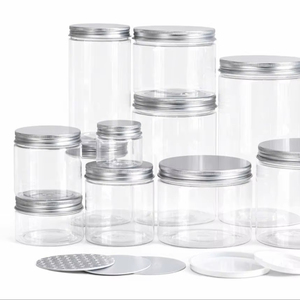 Frascos Apilables de Plástico para Cosméticos de 400 ml con Tapa Encajable para Almacenar Dulces, Azúcar y Bocadillos - Product Image 1