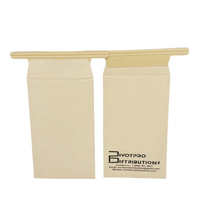 Custom LOGO artigianale marrone fantasia Mini marrone busta di carta Kraft naturale con chiusura a cravatta di latta - Product Image 5