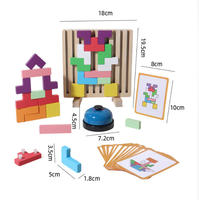 Nouveau jeu de société de combat à double bloc, jeu de cartes à deux joueurs, puzzle éducatif avec interaction parent-enfant
