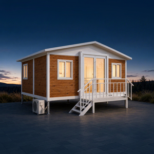 Casa Contenedor Modular Prefabricada Moderna de 20/30 Pies, Cabaña Habitacional Impermeable y Expandible, Diseño de Solución Integral - Product Image 1