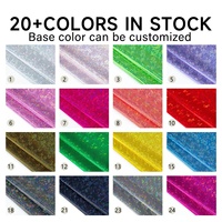 Tissu Spandex Mystique Iridescent Holographique à Paillettes, Extensible dans les 4 Sens, Respirant et Séchage Rapide pour Maillots de Bain et Justaucorps de Gymnastique