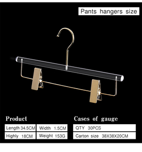 Quần áo Acrylic sang trọng móc áo cho quần trong các cửa hàng chất lượng cao Acrylic PANT chủ - Product Image 6