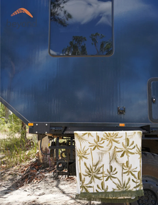 Stendibiancheria Pieghevole <span class=keywords><strong>Salvaspazio</strong></span> per Camper, Appendiabiti da Parete per Roulotte e Motorhome - Product Image 3