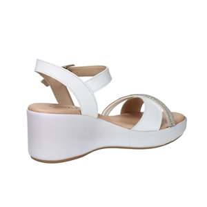 Cinzia <b>Soft</b> Women's Wedge Sandal White Size 38 Vera Pelle - Product Image 4