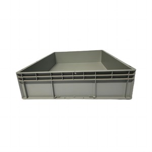 プラスチック製収納ボックスEU8616耐久性のあるソリッドクレートPP素材リサイクル積み重ね可能 - Product Image 4