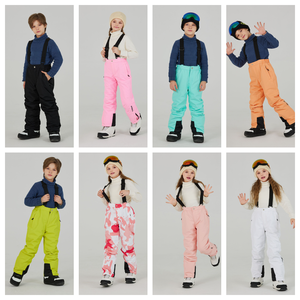 Pantalones de Esquí para Niños, Modernos, Multicolores, Resistentes al Viento y al Agua, de Tela Oxford Duradera, Holgados, para Snowboard Individual y Doble, Unisex, OEM - Product Image 3