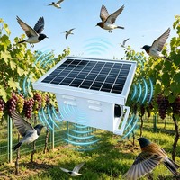 Solution économique et durable, répulsif solaire à ultrasons pour hérissons, renards et oiseaux, alerte les oiseaux sur le danger dans la zone