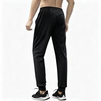 Pantalon de jogging slim pour homme de haute qualité, séchage rapide, évacuation de l'humidité, avec poche arrière zippée sécurisée
