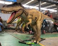 Modèle de dinosaure simulé de 6 m, T-rex animatronique, dinosaures faits à la main pour les parcs d'aventure intérieurs/extérieurs