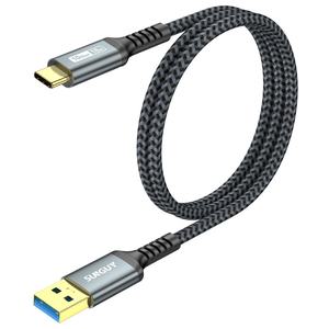 Cable de Carga Rápida SUNGUY Tipo-C de 18W y 0.6m, Cable de Datos USB Trenzado y Resistente para Teléfono Móvil, Banco de Energía y Automóvil, Listo para Enviar - Product Image 1