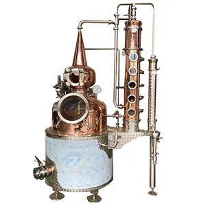 ZJ 100L 200L 300L Low Budget Spirit Distiller Maschine Whisky Brandy Rum Stillhaus Destillation ausrüstung für Mondschein