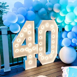 Custom 4Ft Marquee Letter Giant Light Up Sign Letter Free Standing Giant Love Wedding Marquee Letter