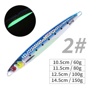 Cebo de impresión 3D de 40/60/80/100/120/150g con anzuelo triple, placa de hierro hundida de paso lento, plantilla de Metal de plomo, señuelo de pesca de fundición al por mayor - Product Image 6