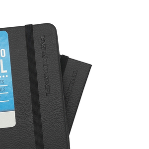 Meilleur prix, planificateur hebdomadaire minimaliste, 80 pages, carnet d'étudiant, format A5, couverture rigide en cuir, reliure cousue, logo personnalisé pour test - Product Image 4