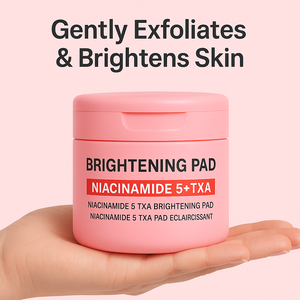 OME Tampons exfoliants doux et éclaircissants 5% Niacinamide TXA Tonique Acide Hyaluronique Hydratant Illuminateur - Product Image 3