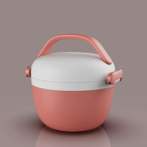 OEM Factory Leakproof Stainless Steel Metal Thermos Lunch Box Handle with Custom Logo