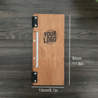 Porte-menu en bois de qualité supérieure pour bar à vin, élégant, en contreplaqué, pour restaurant