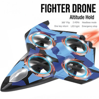 Quadricoptère de combat RC EPT 2.4G avec maintien d'altitude, retour d'urgence et rotation à 360° °   Jouet d'avion en PP sûr avec fonction de retournement, mode sans tête, veilleuse