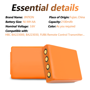 JINTION <span class=keywords><strong>NIMH</strong></span> <span class=keywords><strong>AA</strong></span> <span class=keywords><strong>2100MAH</strong></span> <span class=keywords><strong>3.6V</strong></span> <span class=keywords><strong>nimh</strong></span> 충전 배터리 독일 HBC 원격 제어 배터리 HBC BA223000 BA223030 FUB6 용 - Product Image 4