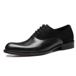 Zapatos Oxford Hechos a Mano de Estilo Británico para Hombre, Marca ASTON M.JAZZ, de Lujo, Personalizables, con Parches, Cordones y Antideslizantes - Product Image 6