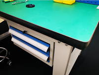 Prix du fabricant Table de soudage d'établi antistatique robuste avec table de placement d'outils d'entretien Bureau d'atelier