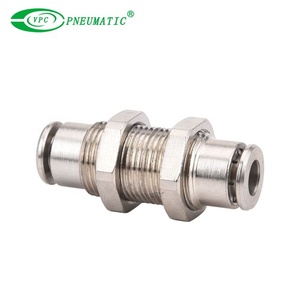Raccord de cloison pneumatique en laiton haute pression série <span class=keywords><strong>VM</strong></span> 870 Psi - Product Image 2