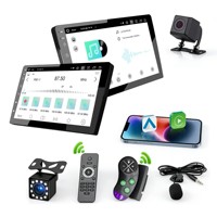 Reproductor de DVD para Auto Android 15 DSP Universal de Alta Gama, 8 Núcleos, MFI, CarPlay Inalámbrico, Pantalla Táctil de 128G, Radio, GPS, Navegación