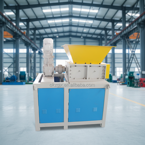 Industrial Crushing Paper <b>Tire</b> Cardboard Coconut Waste Metal Small Double Shaft Shredder Crusher <b>Machine</b> Small Plastic Shredder - Product Image 1