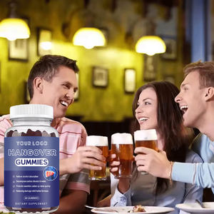 Oem kualitas baik mabuk Gummies <span class=keywords><strong>Liver</strong></span> <span class=keywords><strong>Detox</strong></span> Anti Hangover Gummies Label pribadi alkohol Relief hiber up Mies - Product Image 6