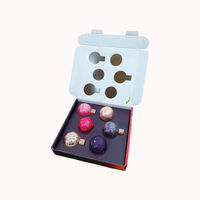 Boîte d'emballage cosmétique rigide de luxe personnalisée en papier couché avec gaufrage, doublure en éponge, matériaux recyclés et finition brillante pour produits de bain