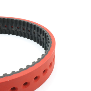 Courroie de distribution industrielle en caoutchouc UNI T10-630 30 mm 50 dents pas de 5 mm pour la fabrication de produits alimentaires et de boissons et autres applications - Product Image 5