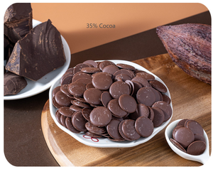 100% Beurre de <span class=keywords><strong>Cacao</strong></span> Pur, Pièces de Chocolat Noir, Blanc, Matcha et Fraise <span class=keywords><strong>pour</strong></span> la Pâtisserie, Ingrédients <span class=keywords><strong>pour</strong></span> un Revêtement Croustillant Effet Glace de Lave DIY - Product Image 4