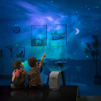 WiFi Smart LED Laser Star Projector Galaxy Night Light Music Feature Lampe de table de taille moyenne Contrôle par application sans fil Alimentation enfichable