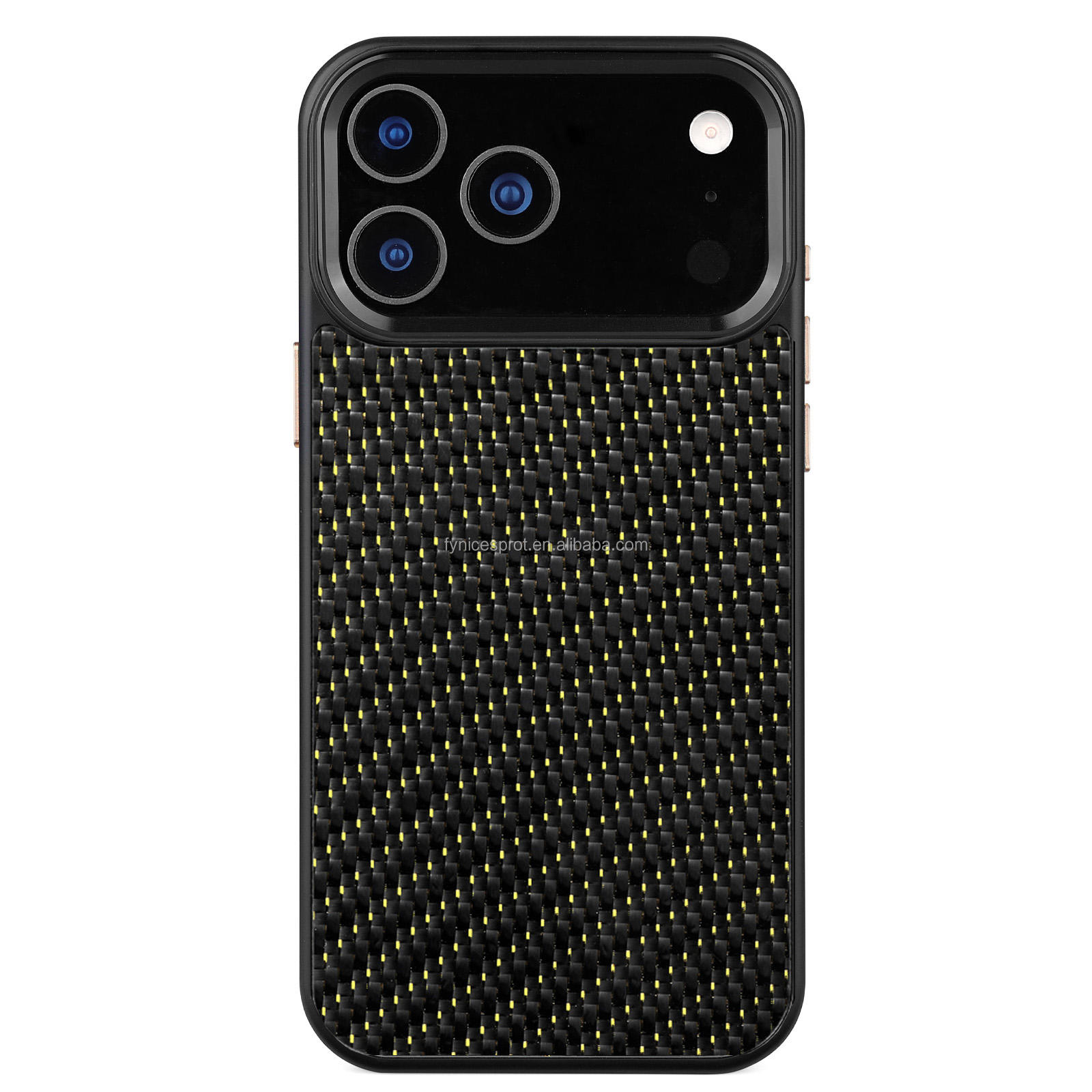 new normal Carbon fiber Gold with black ring