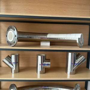 Tubo in Ceramica di Allumina Taili, Gomito Rivestito in Ceramica di Allumina, Manicotto in Ceramica, Rivestimento per Tubi in Ceramica, Tubo in Acciaio Inossidabile 304 - Product Image 4