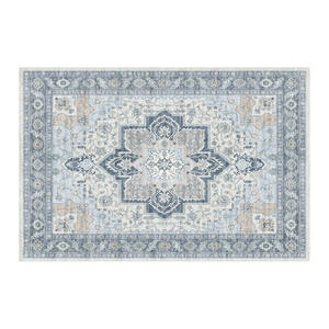 Alfombra Moderna para Sala de Estar, Dormitorio, Estudio o Balcón, 3x5 Pies, Fibra de Poliéster, Tejida a Máquina, Antideslizante - Product Image 1